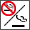 Separate smoking and non-smoking areas